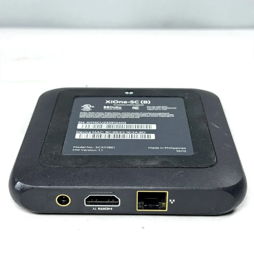 Xfinity XiOne-SC(B) Streaming Device TV Box / No Power Cord